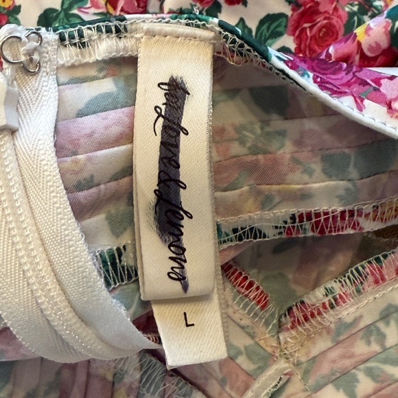 New! For Love and Lemons Heart Bloom Mini Slip Dress 31587 - Picture 11 of 12